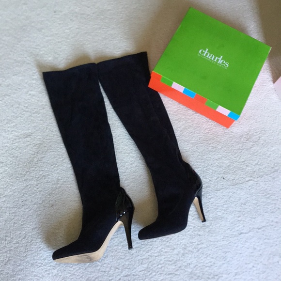 🔥Charles David over the knee heeled boots - 10 - Picture 4 of 9